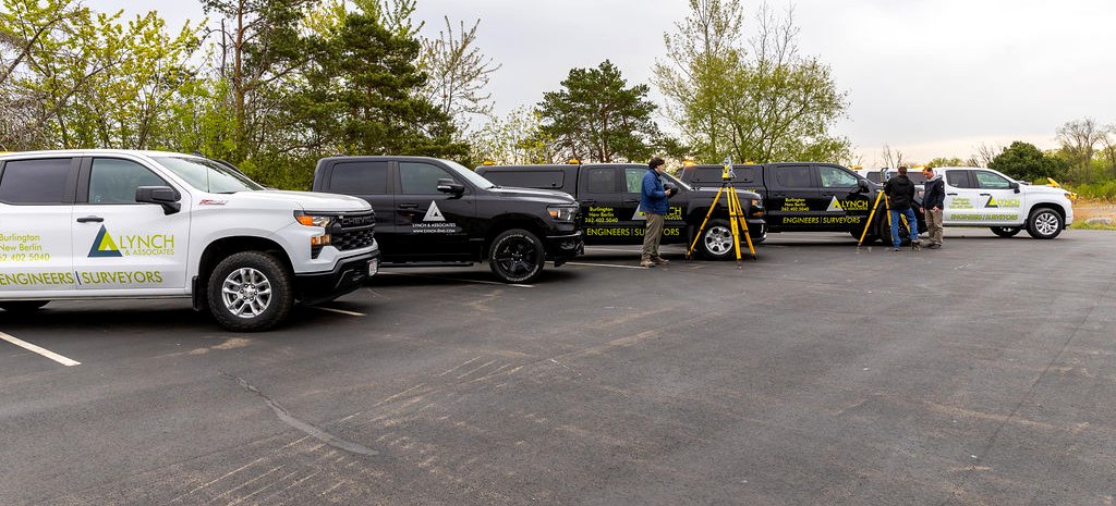 Lynch & Associates survey trucks